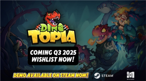 2月25全新沙盒Roguelike冒险之旅《Dino Topia》试玩版于 Steam 上线